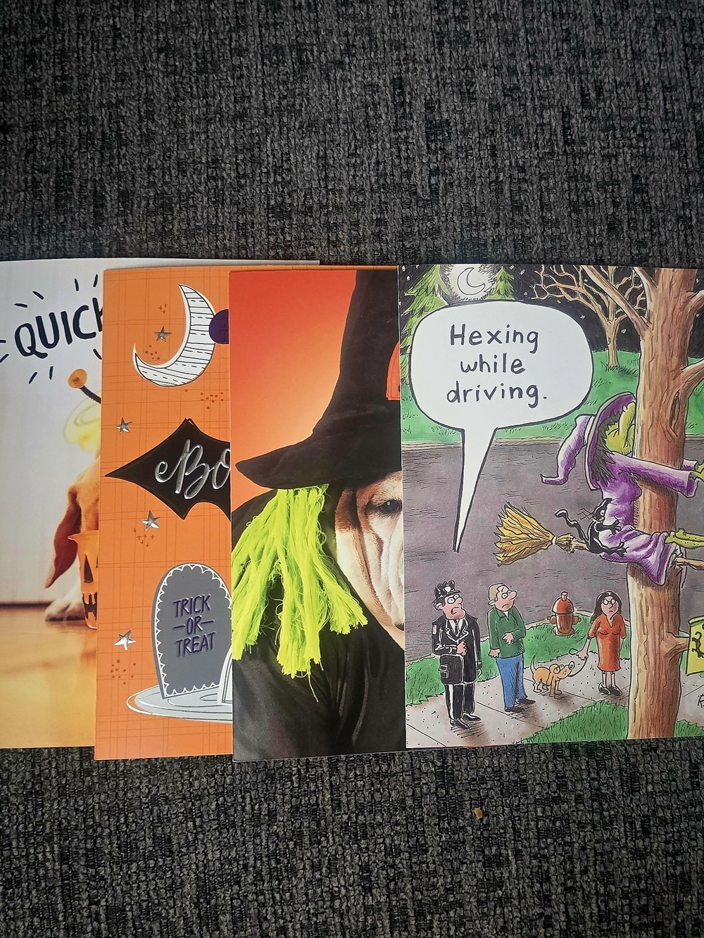 Halloween Cards With Envelope 4 Pieces..